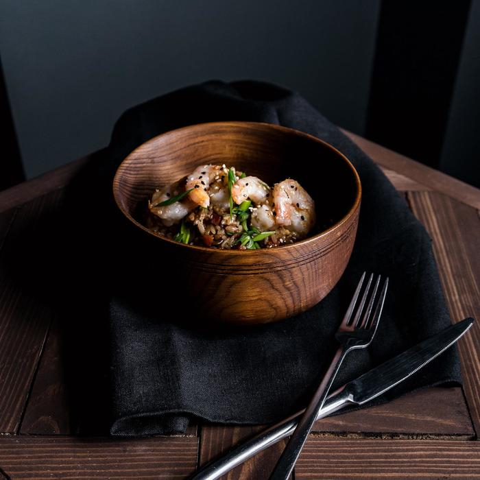 Тарелка деревянная Mаgistrо, 650 мл, глубокая, цвет шоколадный, кедр Тарелка деревянная Mаgistrо, 650 мл, глубокая, цвет шоколадный, кедр