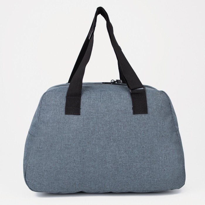 Сумка дорожная на молнии, наружный карман, длинный ремень, цвет серый Сумка дорожная на молнии, наружный карман, длинный ремень, цвет серый