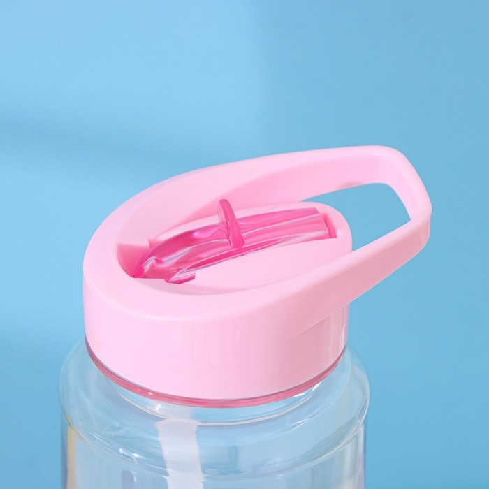 Бутылка с трубочкой Доляна «Спорт», 700 мл, 23,5×7,5×8,5 см, цвет МИКС Бутылка с трубочкой Доляна «Спорт», 700 мл, 23,5×7,5×8,5 см, цвет МИКС