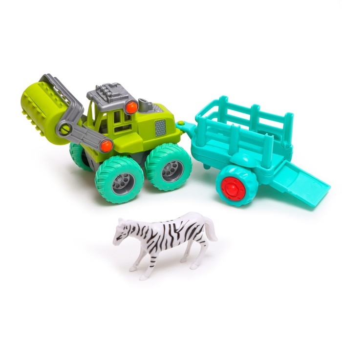 Экскаватор инерционный «Майк», с прицепом, МИКС Экскаватор инерционный «Майк», с прицепом, МИКС