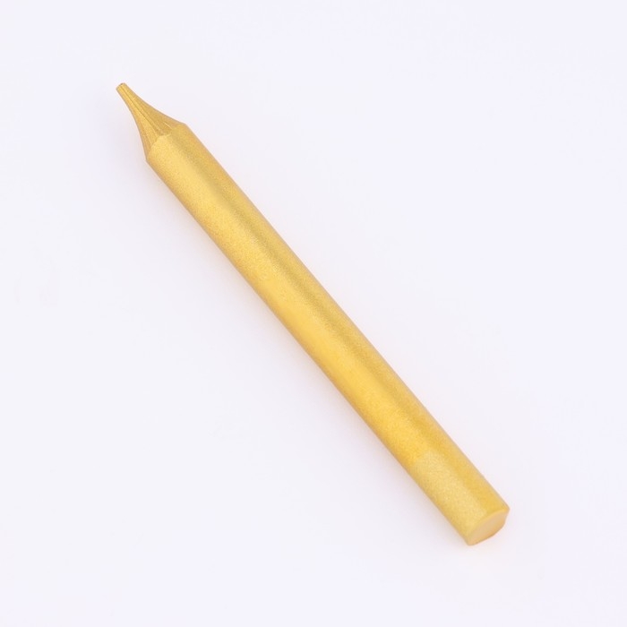 Набор свечей для торта  Набор свечей для торта "Спарк", 12 шт, 8 см, розовый и золотой металлик