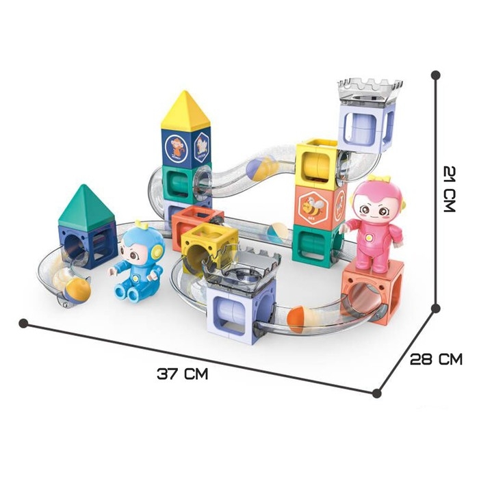 Конструктор магнитный «Марблс», 38 деталей Конструктор магнитный «Марблс», 38 деталей