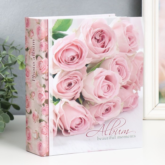 Фотоальбом Фотоальбом "Цветы" 50 листов 200 фотографий 10х15 см