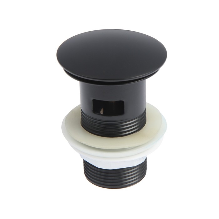 Донный клапан с переливом Accoona A480F-1, 1 1/4 Донный клапан с переливом Accoona A480F-1, 1 1/4", с переливом, черный