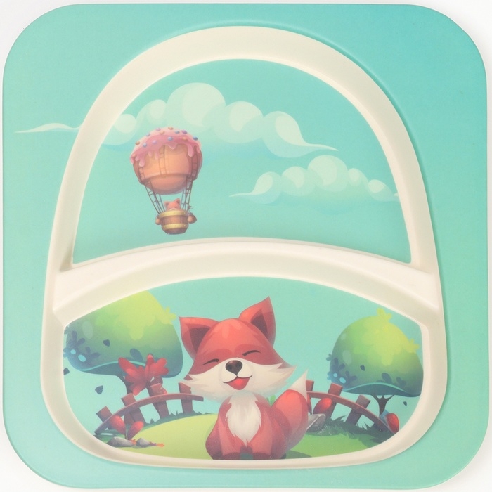 Набор бамбуковой посуды «Мельница», 5 предметов: тарелка, миска, стакан, вилка, ложка Набор бамбуковой посуды «Мельница», 5 предметов: тарелка, миска, стакан, вилка, ложка