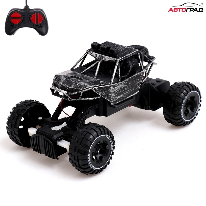 Джип радиоуправляемый «Покоритель вершин», 1:20, световые эффекты, цвет серый Джип радиоуправляемый «Покоритель вершин», 1:20, световые эффекты, цвет серый