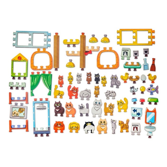 Пазл «Кошкин дом»