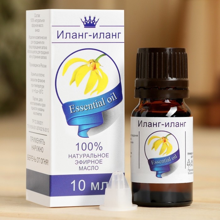 Эфирное масло Эфирное масло "Иланг-Иланг", флакон-капельница, аннотация, 10 мл