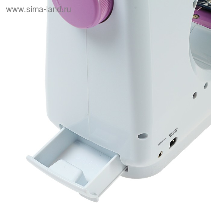 Швейная машина VLK Napoli 1400, 12 операций, 4хАА/от сети, бело-розовая