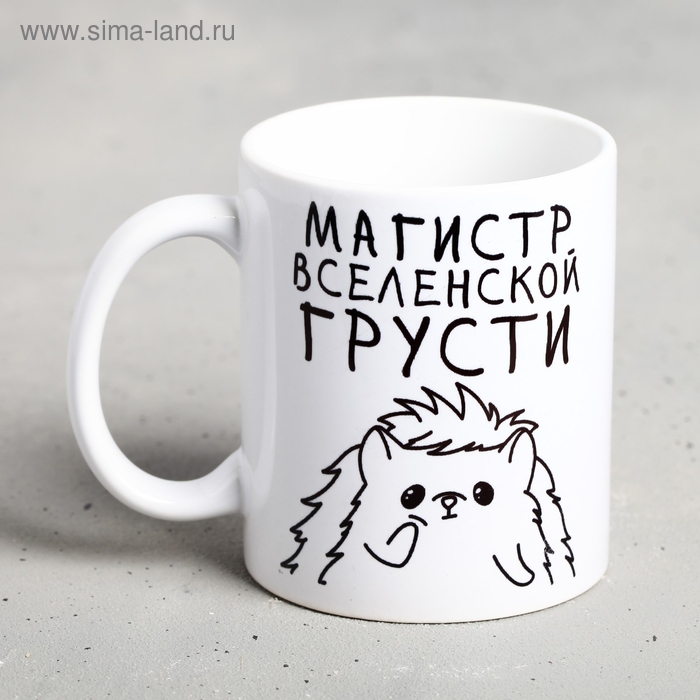 Кружка &laquo;Магистр вселенской грусти&raquo;, 300 мл