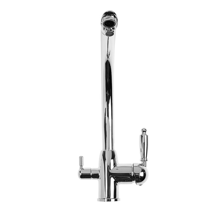 Смеситель для кухни Accoona A5179-7, с выходом для питьевой воды, латунь, хром Смеситель для кухни Accoona A5179-7, с выходом для питьевой воды, латунь, хром