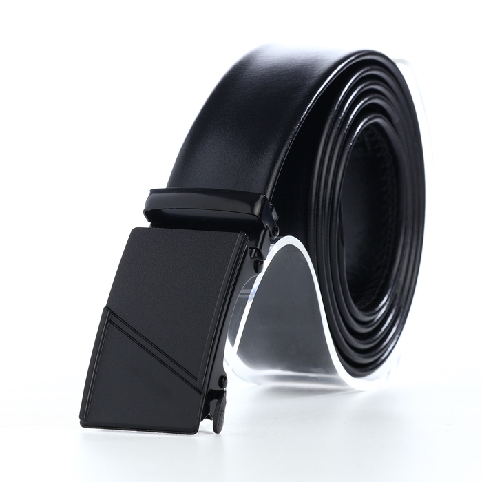 Ремень мужской, Великан, ширина 4 см, пряжка автомат, цвет чёрный Ремень мужской, Великан, ширина 4 см, пряжка автомат, цвет чёрный
