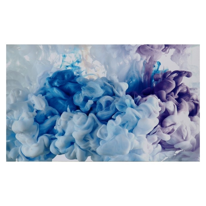 Картина-холст на подрамнике Картина-холст на подрамнике "Абстракция. Голубая дымка" 60х100 см