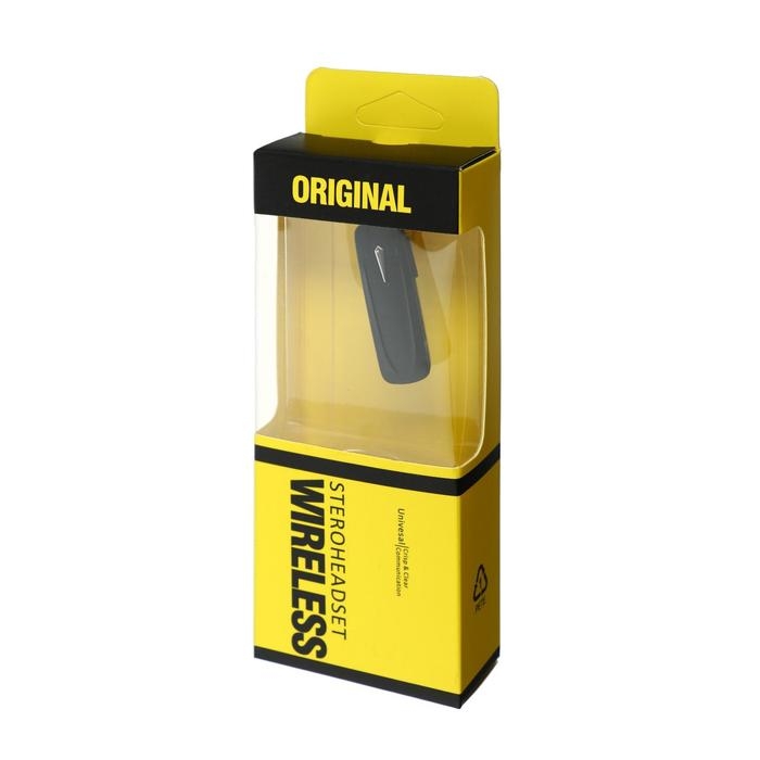 Bluetooth-гарнитура для телефона, W-49, беспроводная, крепление за ухо, черная Bluetooth-гарнитура для телефона, W-49, беспроводная, крепление за ухо, черная