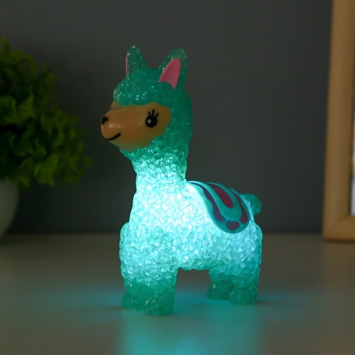 Ночник Ночник "Лама" LED 1Вт от батареек LR44 МИКС 10х15х5,5см RISALUX