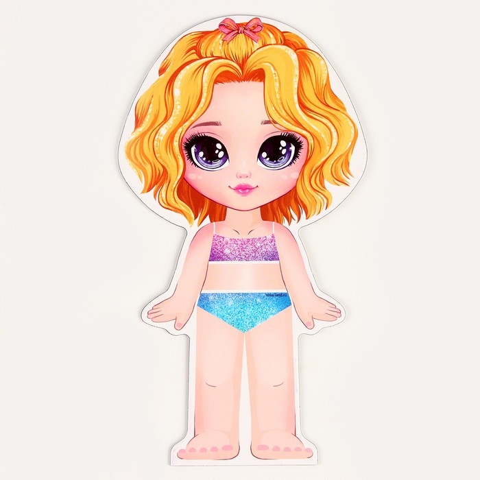 Магнитная игра одевашка «Милая красотка» Магнитная игра одевашка «Милая красотка»