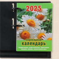 Блок для настольных календарей "Родной край" 2025 год, вырубка, 160 листов, 10 х 14 см