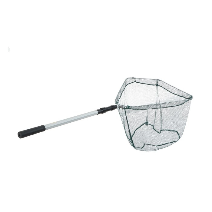 Подсачек складной телескопический Namazu, 150 см, треугольный обод 50 см, капрон Подсачек складной телескопический Namazu, 150 см, треугольный обод 50 см, капрон