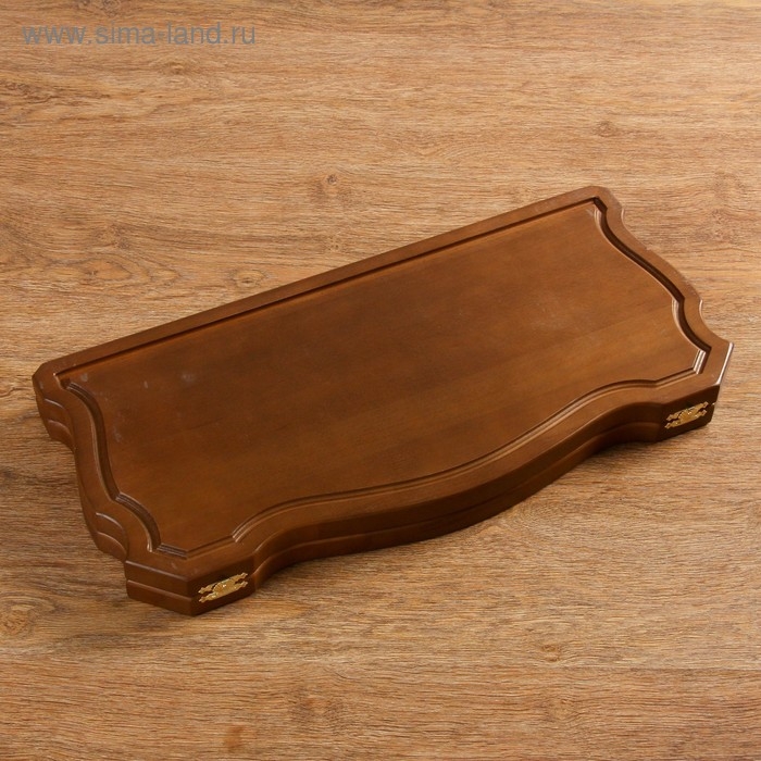 Нарды деревянные большие, резные, настольная игра  Нарды деревянные большие, резные, настольная игра "Дракон", бук, патина, 56 х 58 см