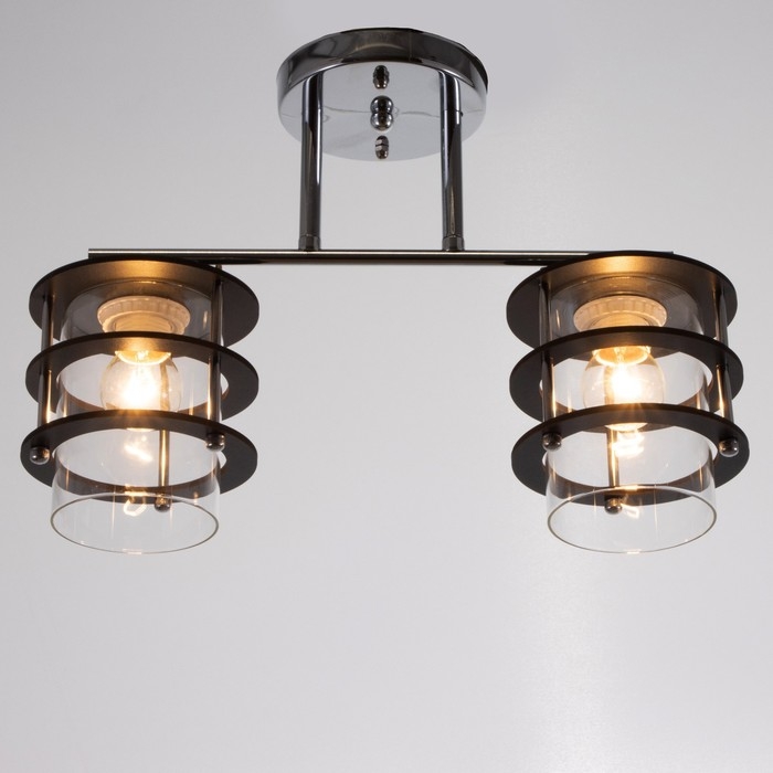 Люстра 1998/2 E27 60Вт хром 35х12х25 см BayerLux