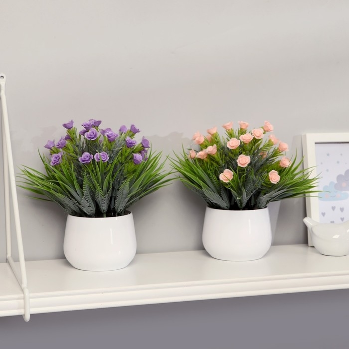 Бонсай Бонсай "Сердечные розочки" 9х23 см, микс