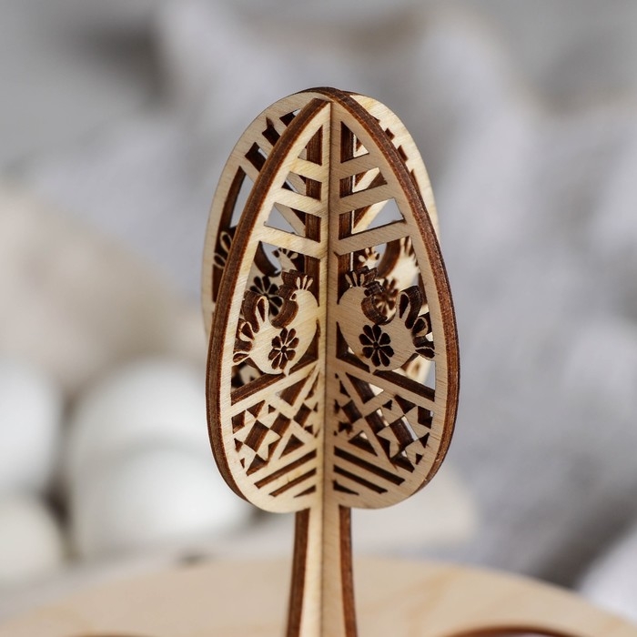 Подставка для яиц пасхальная, 2-х ярусная, 12 ячеек, 23,5×23,5×20 см Подставка для яиц пасхальная, 2-х ярусная, 12 ячеек, 23,5×23,5×20 см