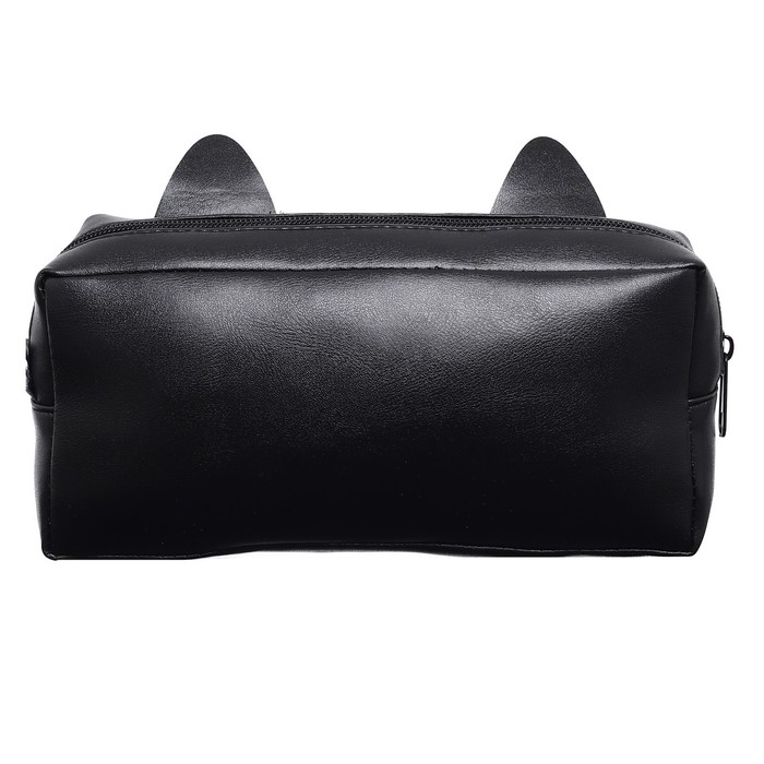 Пенал мягкий 1 отделение 90 х 200 х 50 мм, объёмный, кожзам, Calligrata Пенал мягкий 1 отделение 90 х 200 х 50 мм, объёмный, кожзам, Calligrata "Котик"