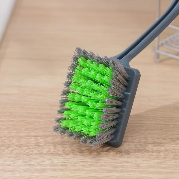 Щётка для посуды Доляна Green day, прямоугольная, 28 см Щётка для посуды Доляна Green day, прямоугольная, 28 см