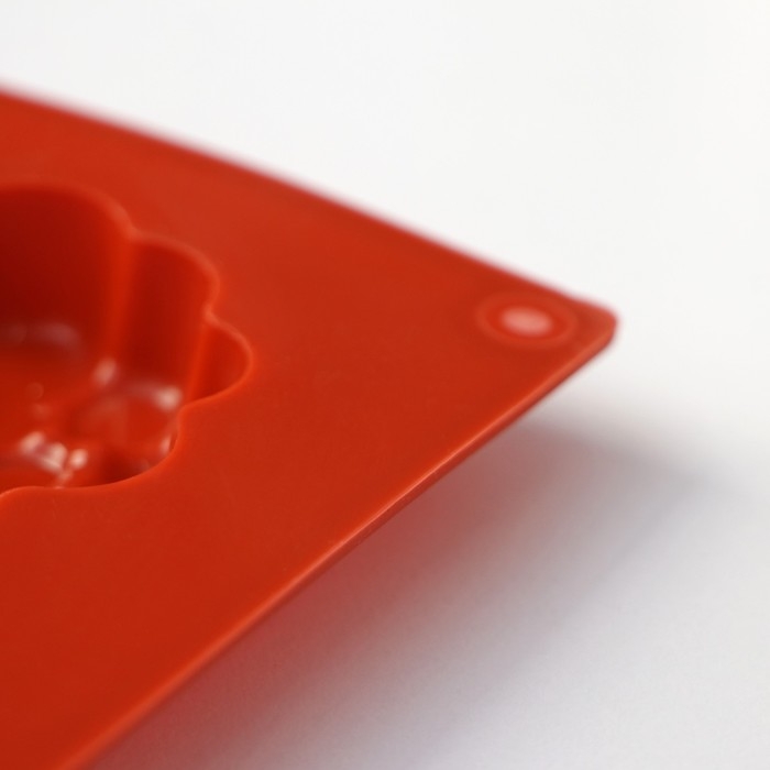 Форма для выпечки Доляна «Пузыри», силикон, 29×17×1,5 см, 8 ячеек (6×6×1,5 см), цвет коричневый Форма для выпечки Доляна «Пузыри», силикон, 29×17×1,5 см, 8 ячеек (6×6×1,5 см), цвет коричневый