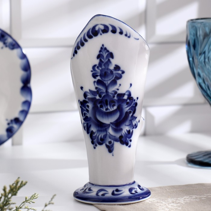 Салфетница «Эффект», 8×7,5×17,5 см, гжель Салфетница «Эффект», 8×7,5×17,5 см, гжель