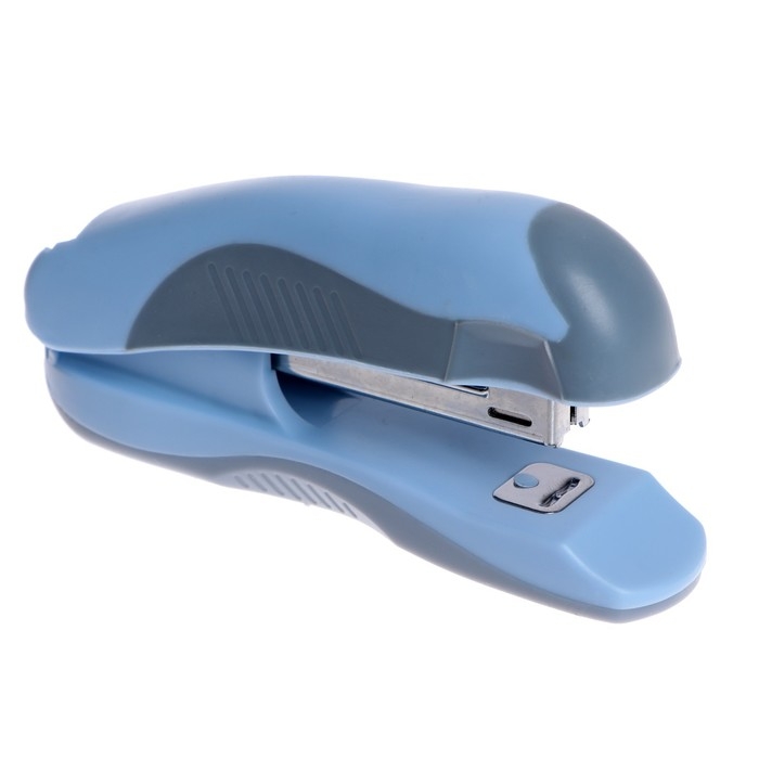 Степлер №10, на 12 листов, deVENTE Pastel, пластиковый, МИКС х 4 цвета, картонная коробка