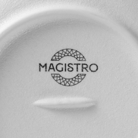 Тарелка фарфоровая для пасты Magistro Line, 250 мл, d=21,2 см, цвет белый