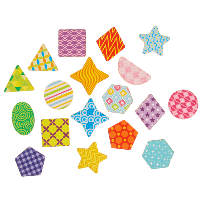 Развивающие досочки &laquo;Сложи узор&raquo;, по методике Сегена, 18 шт.