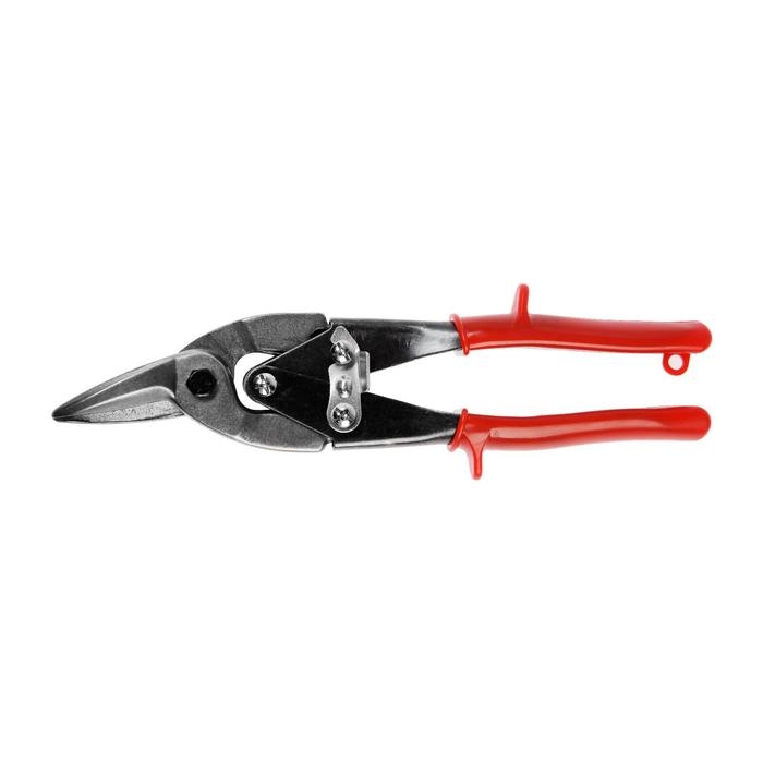 Ножницы по металлу ЛОМ, пластиковые рукоятки, левый рез, 250 мм Ножницы по металлу ЛОМ, пластиковые рукоятки, левый рез, 250 мм