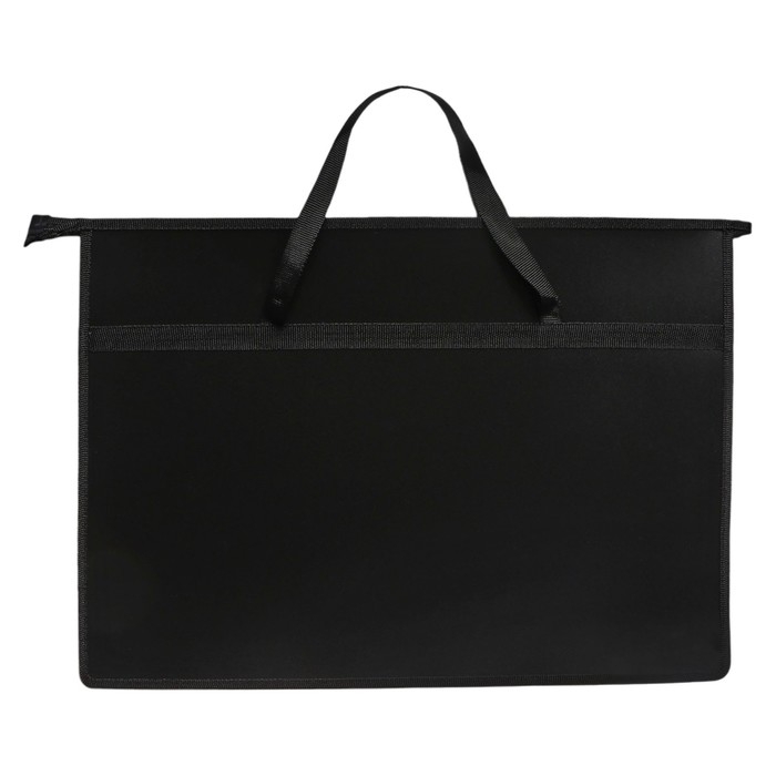 Папка А3 с ручками, пластик, молния сверху 50 мм, 470 х 335 мм, ПМ-А3-26, Папка А3 с ручками, пластик, молния сверху 50 мм, 470 х 335 мм, ПМ-А3-26, "Город" серый