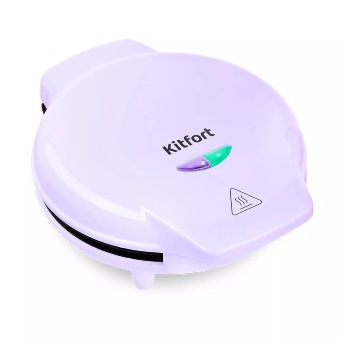 Вафельница электрическая Kitfort КТ-1688, 950 Вт, бельгийские, фиолетовая