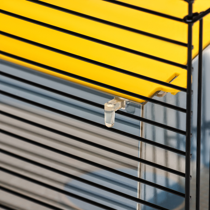 Клетка для грызунов малая с лабиринтом, колесом и домом, 40 x 25 х 22 см, микс цветов Клетка для грызунов малая с лабиринтом, колесом и домом, 40 x 25 х 22 см, микс цветов