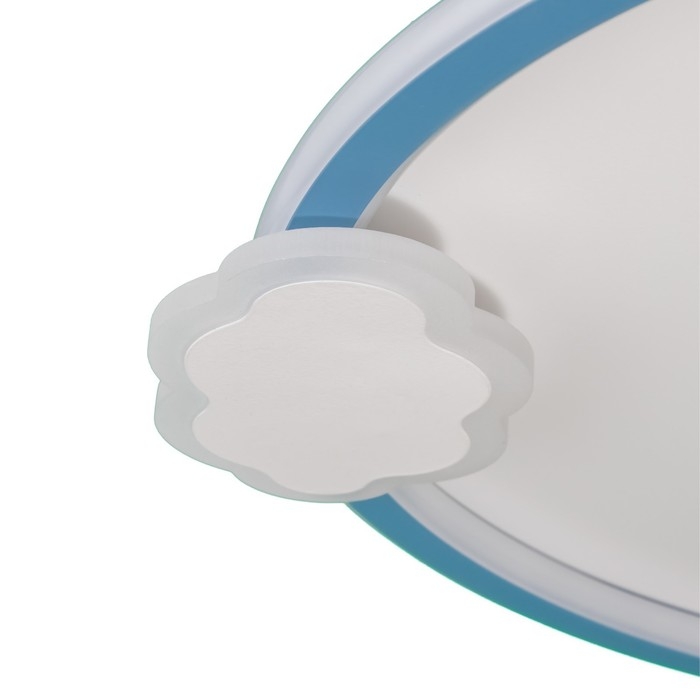 Люстра с ПДУ "Полет" LED 160Вт 3000-6000К бело-синий 50х53х5,5 см BayerLux