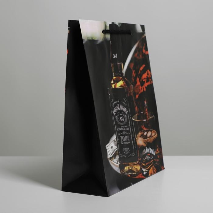 Пакет подарочный ламинированный, упаковка, «Крутой мужик», ML 21 х 25 х 8 см Пакет подарочный ламинированный, упаковка, «Крутой мужик», ML 21 х 25 х 8 см