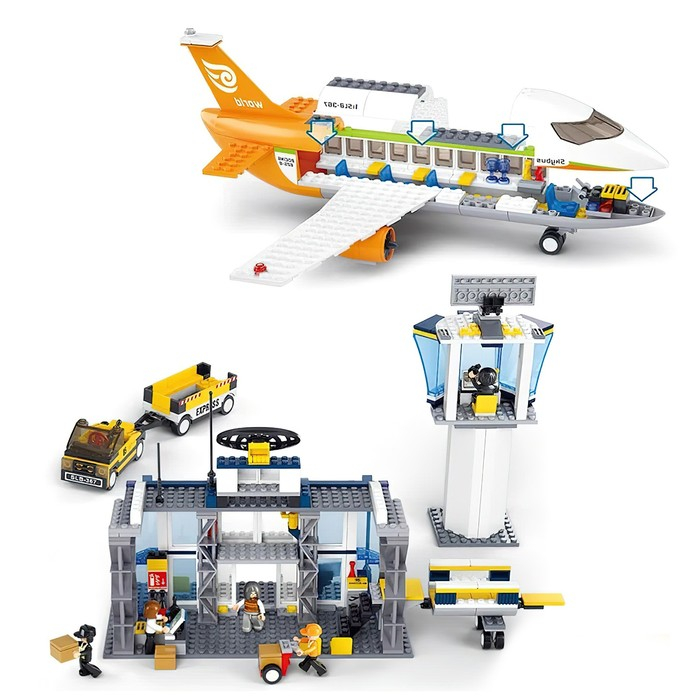 Конструктор «Международный аэропорт», 678 деталей Конструктор «Международный аэропорт», 678 деталей