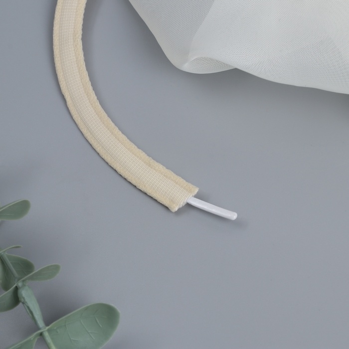 Лента тоннельная, бесшовная, 10 мм, 10 ± 0,5 м, цвет бежевый Лента тоннельная, бесшовная, 10 мм, 10 ± 0,5 м, цвет бежевый