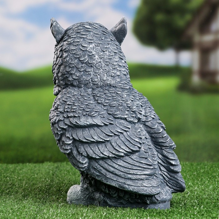 Садовая фигура Садовая фигура "Сова" серая, 18х20х27см