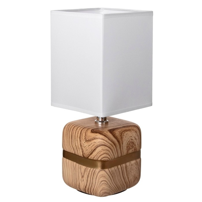 Настольная лампа Настольная лампа "Оливия" Е14 40Вт 12,5х12,5х30 см RISALUX