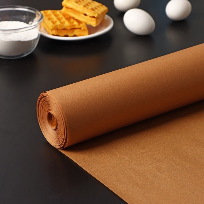 Пергамент силиконизированный, Nordic EB Golden, 38×100 м, бумага для выпечки профессиональная Пергамент силиконизированный, Nordic EB Golden, 38×100 м, бумага для выпечки профессиональная