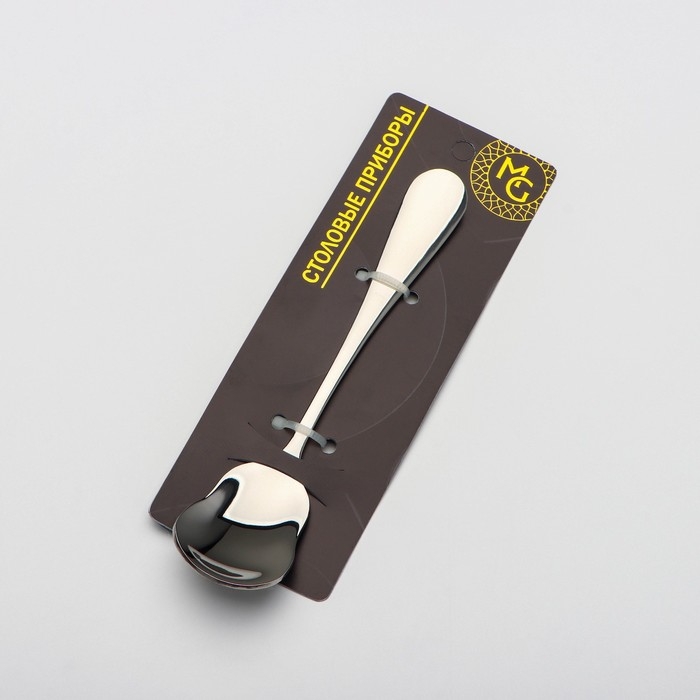 Ложка для мороженого из нержавеющей стали Magistro, длина 13 см, цвет серебряный Ложка для мороженого из нержавеющей стали Magistro, длина 13 см, цвет серебряный