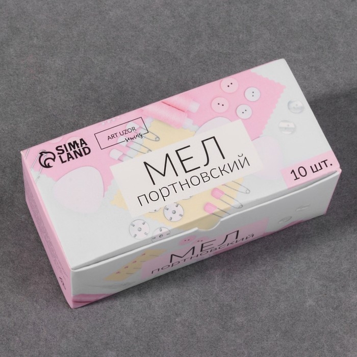 Мел портновский, восковой, 10 шт, цвет разноцветный Мел портновский, восковой, 10 шт, цвет разноцветный