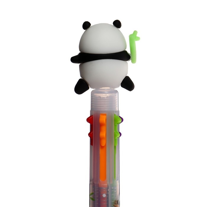 Ручка шариковая автоматическая Calligrata Ручка шариковая автоматическая Calligrata "Панда", 6 цветов, МИКС