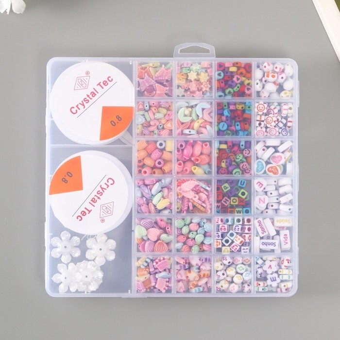 Набор бусин для рукоделия Набор бусин для рукоделия "Ассорти №1"