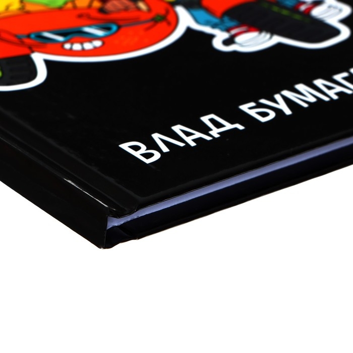 Записная книжка, А6, 48 листов, в клетку, Записная книжка, А6, 48 листов, в клетку, "Влад А4",глянцевая ламинация, блок офсет 60г/м2