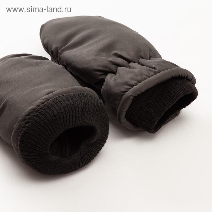 Варежки зимние детские MINAKU , цв.хаки, р-р 15